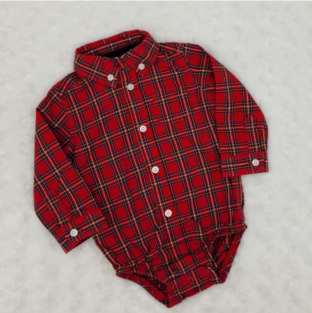 Carter's baby boy holiday corduroy overalls bundle size 9 months - Picture 5 of 9